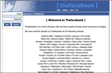Facebook - pokrenut 2004