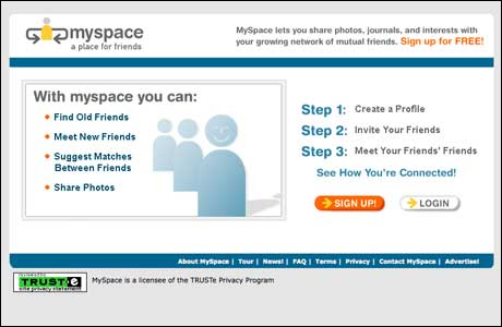 Myspace - pokrenut 2003