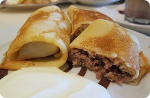 Pohovane palačinke sa mesom