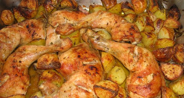 Pileći bataci i karabataci sa krompirom