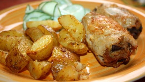 Punjeni bataci sa povrćem